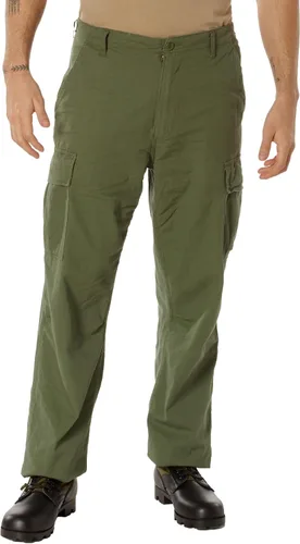 Vista 9 de Pantalón antifatiga clásico R/S Vietnam Rothco Verde oliva (Olive Drab)