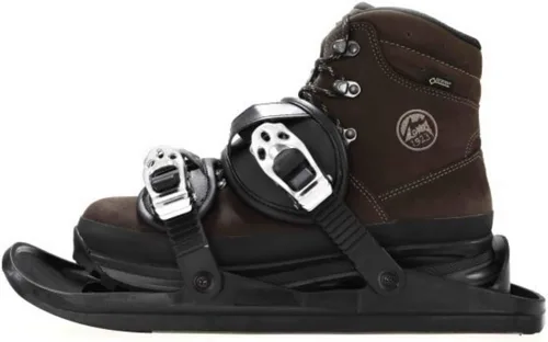 Vista 4 de Snowfeet X - Mini Patines de Esquí Corto para Snow Pro Versión Esquís para Zapatos de Invierno Patines de nieve cortos Snowblades Skiboards