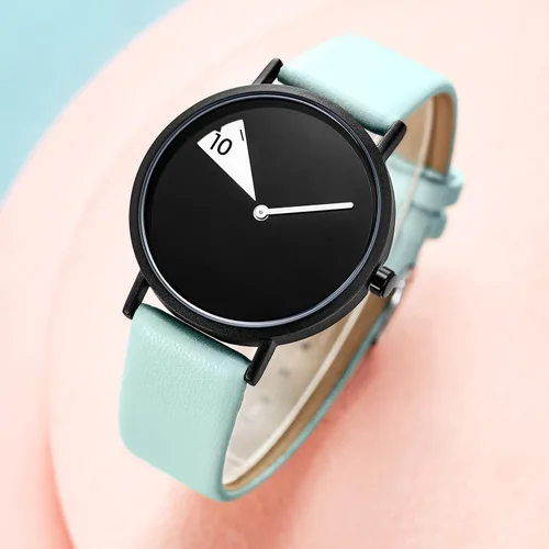 Vista 4 de SHENGKE Reloj de moda Simple Decente Casual Moda Reloj de Cuarzo (Menos es Más) Reloj