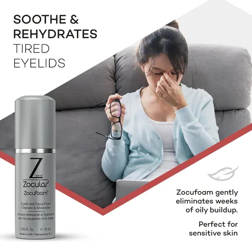 Vista 7 de Zocular ZocuFoam Limpiador Espumoso para Párpados – Espuma Limpiadora Suave con pH Equilibrado – 25 mL