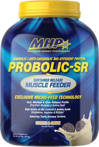 Vista 10 de MHP Probolic-SR - Proteína en polvo de liberación sostenida, chocolate, 2