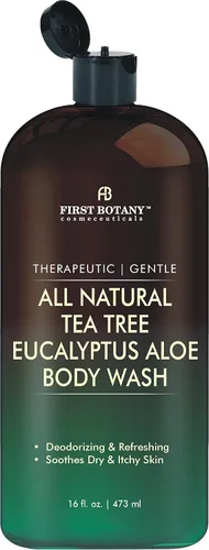 Vista 12 de First Botany, Gel de ducha All Natural para el cuerpo, combate el olor corporal, el pie de atleta, la picazón, los problemas de uñas, la caspa
