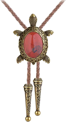 Vista 24 de Jeilwiy Corbata de bolo para hombre, corbatas vaqueras, collar de corbata #44 Elemento de sombrero de vaquero