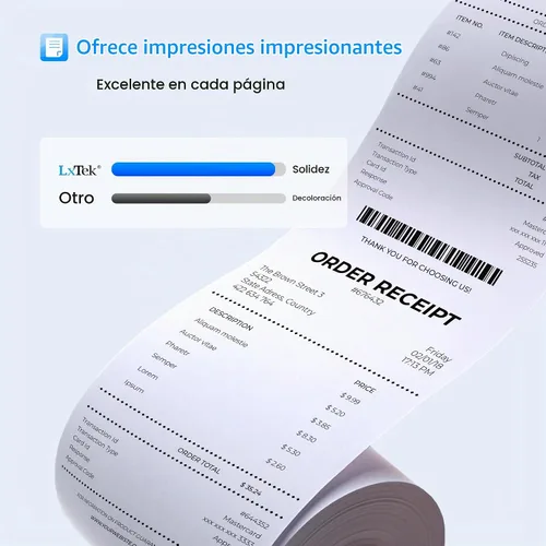 Vista 3 de LxTek Paquete de 30 cintas de repuesto compatibles ERC30 para ERC-30