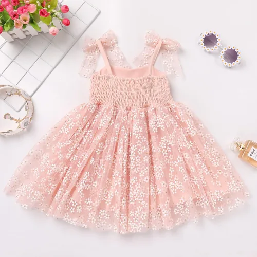 Vista 4 de IMEKIS Toddler Baby Girl First Birthday Outfit Princess Dress Shiny Rainbow Cake Smash Photo Shoot