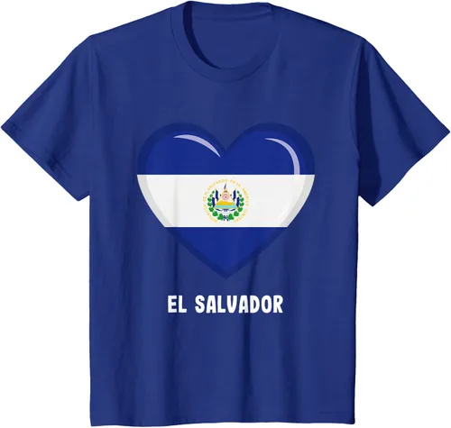 Vista 59 de Camiseta Bandera de El Salvador Camiseta salvadoreña