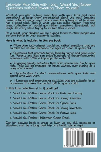 Vista 2 de Would You Rather Kids Series Big Collection of 1200+ Creative Scenarios & Thought Provoking Questions for Kids and Family (6 in 1)