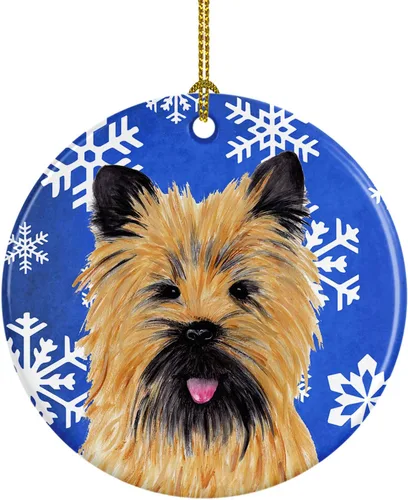 Vista 218 de Caroline's Treasures Cavalier Spaniel - Adorno de cerámica para colgar en el árbol de Navidad, para el hogar, Navidad, fiestas, regalo, 3 pulgadas