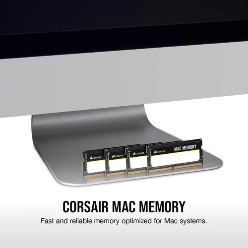 Vista 2 de Corsair CMSA8GX3M2A1066C7 Apple - Kit de doble canal DDR3 1066 (PC3 8500) 8 GB DDR3 de 204 pines para portátil con memoria SO-DIMM de 1.5 V
