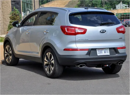 Vista 7 de CURT Enganche de remolque 13066 Clase 3, receptor de 2 pulgadas, cuerpo principal expuesto, para algunos modelos de Hyundai Tucson, Kia Sportage