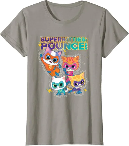 Vista 69 de Disney Junior SuperKitties Pounce! Camiseta de equipo completo, talla S