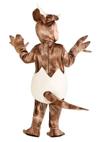 Vista 2 de Disfraz de Triceratops para Niños Pequeños Multicolor