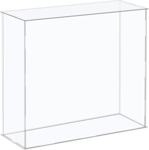 Vista 21 de MECCANIXITY Vitrina de acrílico Caja de plástico Caja de almacenamiento de cubo transparente Ensamble escaparate de 14.1 x 12.2 x 10.2 pulgadas