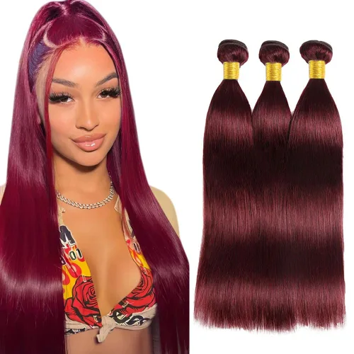 Vista 209 de 300g 1B27 Human Hair Bundles Honey Blonde Bundles Human Hair 10A Brazilian Virgin Remy Hair Extensions 8 10 12 Inch
