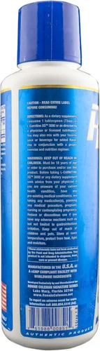 Vista 6 de Ronnie Coleman Signature Series L-Carnitine XS 3000 Líquido, metabolismo de aminoácidos y apoyo de fuerza muscular magra, sin estimulantes, sin