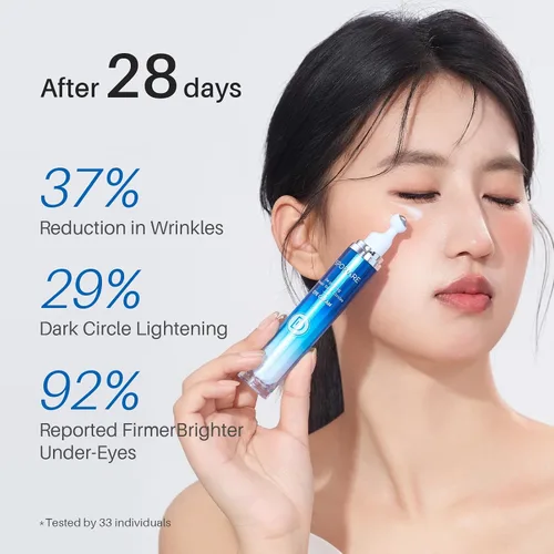 Vista 6 de SPODARE Crema de ojos con cafeína, crema debajo de los ojos para ojeras, bolsas hinchadas y hinchadas, líneas finas de arrugas, suero de rodillo
