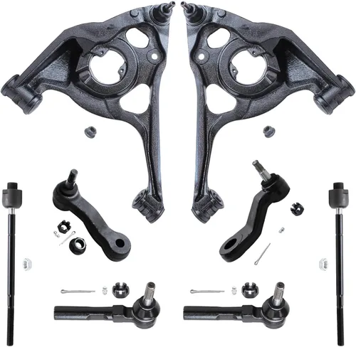 Vista 7 de Detroit Axle - Kit de suspensión frontal de 8 piezas para Chevy Silverado
