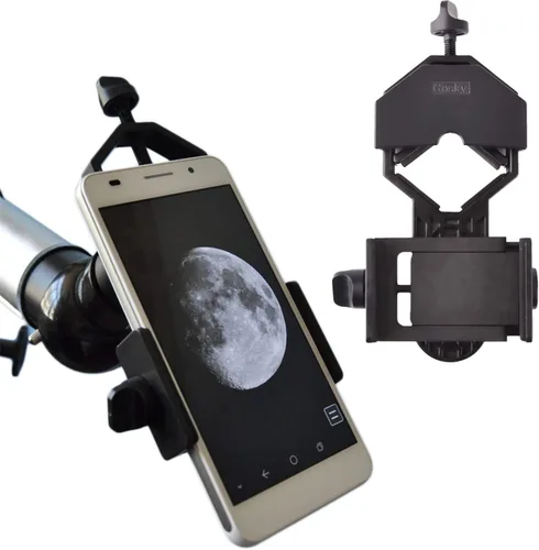 Vista 5 de Gosky Paquete de telescopio de 20-60x80 con trípode, adaptador de teléfono y estuche de transporte