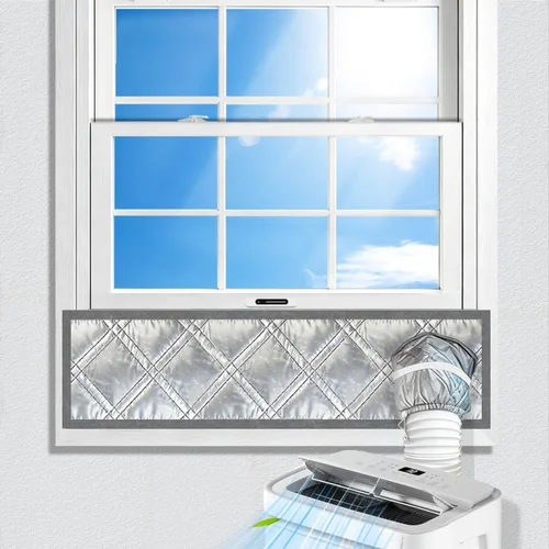 Vista 10 de Kit de sellado de ventana de CA, kit de ventilación de aire acondicionado