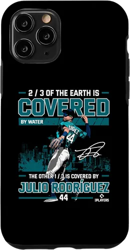 Vista 27 de Funda para iPhone 16 Julio Rodríguez Seattle MLBPA