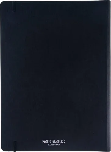 Vista 10 de Fabriano Ecoqua Plus - Cuaderno oculto en espiral, 8.3 x 11.7 pulgadas, A4, punteado, negro