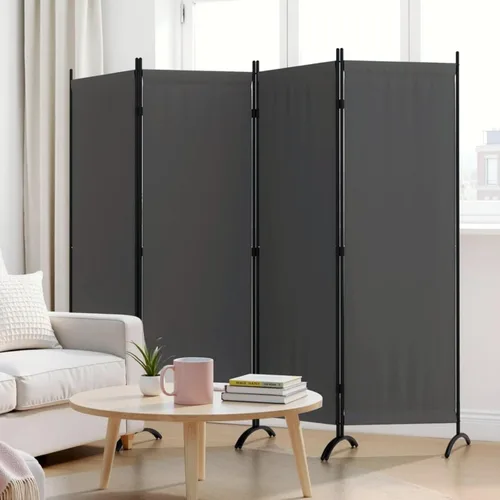 Vista 20 de Divisor de habitación de 3 paneles y pantallas de privacidad plegables con 4 pies de metal curvos, divisor de pared de cubículo para particiones