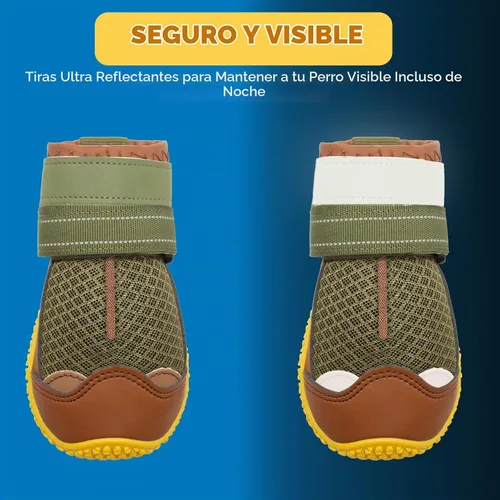 Vista 6 de Botas para perros grandes, botas para perros medianos y protectores de patas para suelos de madera dura, botines para perros al aire libre