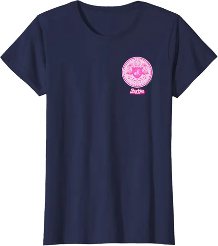 Vista 32 de Barbie The Movie - Camiseta con insignia de Ken Flamingo, Negro