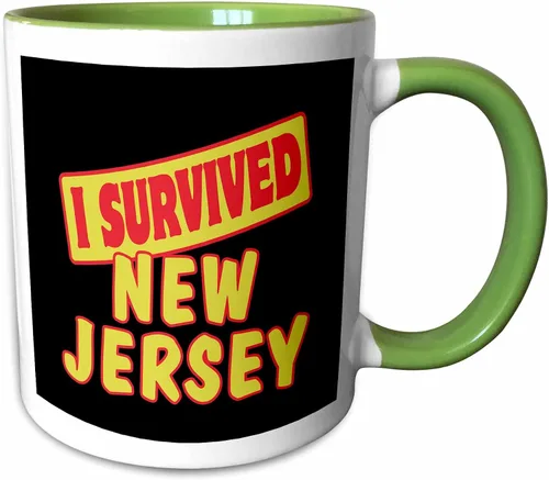 Vista 9 de 3dRose Sobreviví Nueva Jersey Survial Pride And Humor Design - Tazas (mug_118135_4)