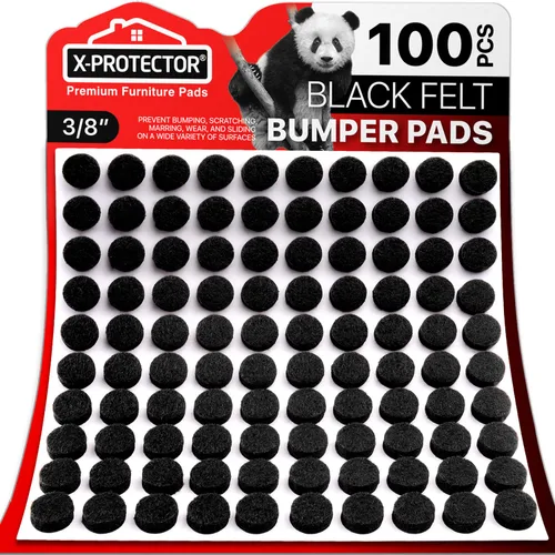 Vista 8 de X-Protector Tiras Amortiguadoras para Puertas de Gabinete - 40 PIEZAS - Silenciador de Puerta Transparente - Amortiguadores Premium para Puertas