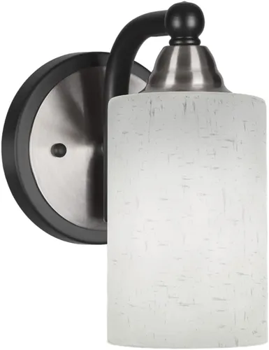 Vista 87 de Toltec Lighting Paramount - Aplique de pared de 1 luz, lámpara de pared para interiores, regulable, compatible con LED de base media, acabado