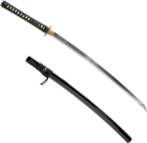 Vista 15 de Handmade Sword Espadas wakizashi samurai japonesas, prácticas, forjadas a mano, acero al carbono 1045/1095, templado calentado, espiga completa