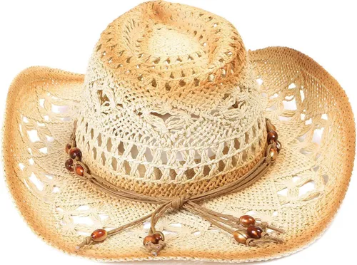 Vista 23 de Sombrero vaquero de paja con banda decorada, para disfraces de niños, de Simplicity