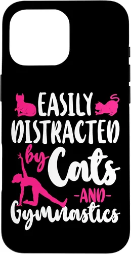 Vista 19 de Gato de gimnasia fácilmente distraído por gatos y funda de gimnasia para iPhone 17