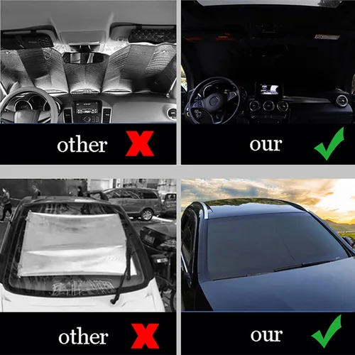 Vista 6 de Protector solar para Mazda CX-3 DK CX3 2014-2022 CX 3, protector solar de automóvil para parabrisas, parabrisas, accesorios de coche