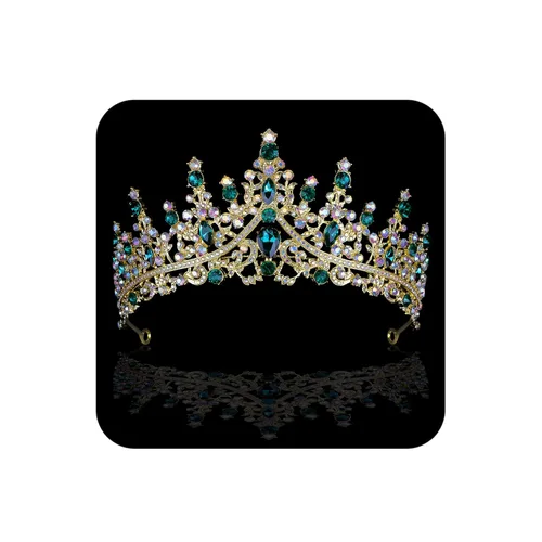 Vista 20 de COCIDE Tiaras para mujeres y niñas, Cristal Diamante falso, Cristal