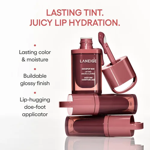 Vista 3 de LANEIGE JuicePop Box Tinte labial coreano Tinte ligero hidratante