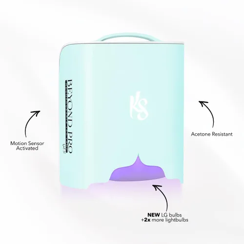 Vista 2 de Lámpara de uñas UV KIARA SKY, lámpara de uñas LED, secador de uñas inalámbrico y recargable, luz UV de curado Flash para esmalte de uñas de gel