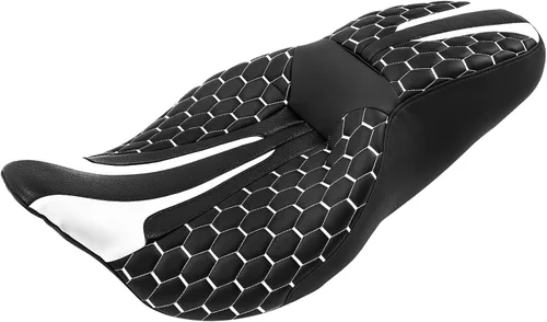 Vista 10 de TCT-MOTORPARTS Asiento de pasajero negro para Harley Touring Electra Glide 2009-2023