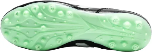 Vista 4 de KELME Tacos de fútbol para hombres y jóvenes, zapatos de fútbol de piel de becerro, zapatos de fútbol al aire libre, multiterreno, ligeros