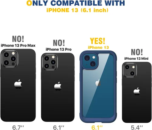 Vista 353 de DIACLARA - Funda transparente compatible con iPhone XR 6.1 pulgadas 2018