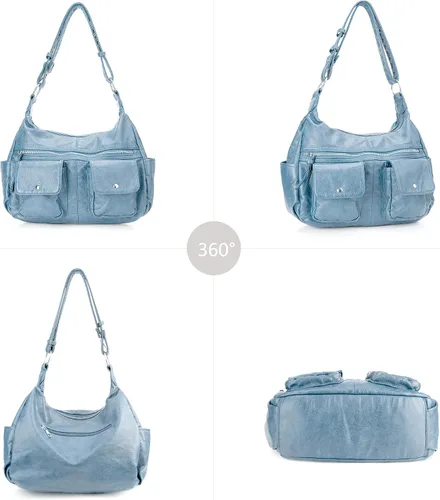 Vista 5 de Bolsos cruzados estilo hobo para mujer