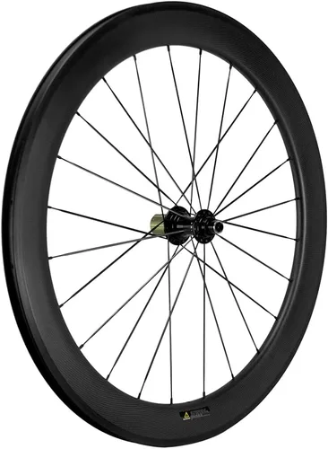 Vista 4 de Sunrise Ruedas de carbono para bicicleta, 2.362 in, profundidad, 0.984 in, anchura, juego de ruedas 700c, llanta de ciclismo de carretera