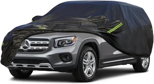Vista 76 de KouKou Funda impermeable para automóvil SUV adecuada para BMW X1 de 2009 a 2025, 7 capas a prueba de viento para todo tipo de clima, cubierta