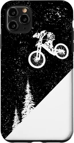 Vista 13 de Funda para bicicleta de montaña para iPhone 16, descenso, BTT, vintage, para ciclismo de montaña