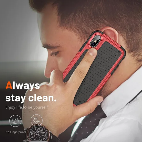 Vista 364 de Jeylly Funda para iPhone SE/Funda para iPhone 5S, Exterior de Plástico Duro que Absorbe Golpes + Interior de Silicona de Goma Defensor contra