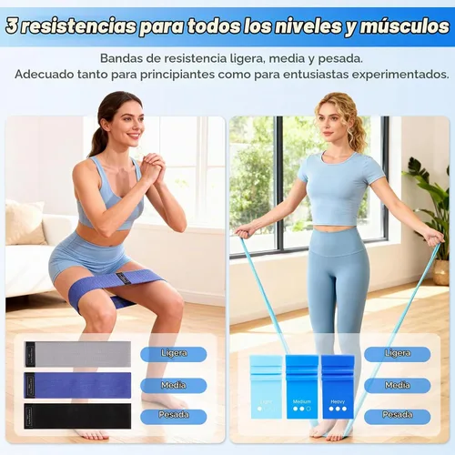 Vista 4 de GINMIC Kit de pilates, equipo de pilates para entrenamientos en casa, conjunto de pilates en casa con accesorios completos: anillo de pilates