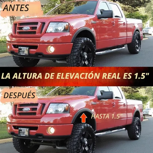 Vista 4 de Kit de elevación de nivelación delantera de 1.5 pulgadas para Ford F150 2004-2026 2WD/4WD, kit de elevación compatible con Expedition 2003-2018, 2