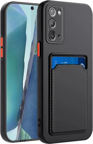 Vista 54 de Funda para Samsung Galaxy Note 10 con ranura para tarjeta de crédito TPU suave TPU silicona resistente a los arañazos delgada ranura para tarjeta