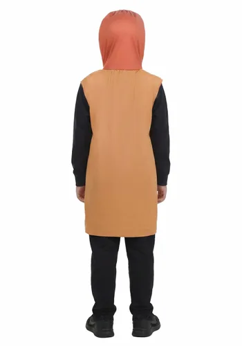 Vista 2 de Disfraz de Hotdog Para Adulto - Túnica Multicolor